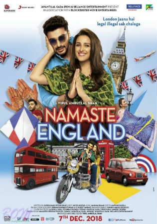 Namaste England 2018 HDRip 350Mb Full Hindi Movie Download 480p