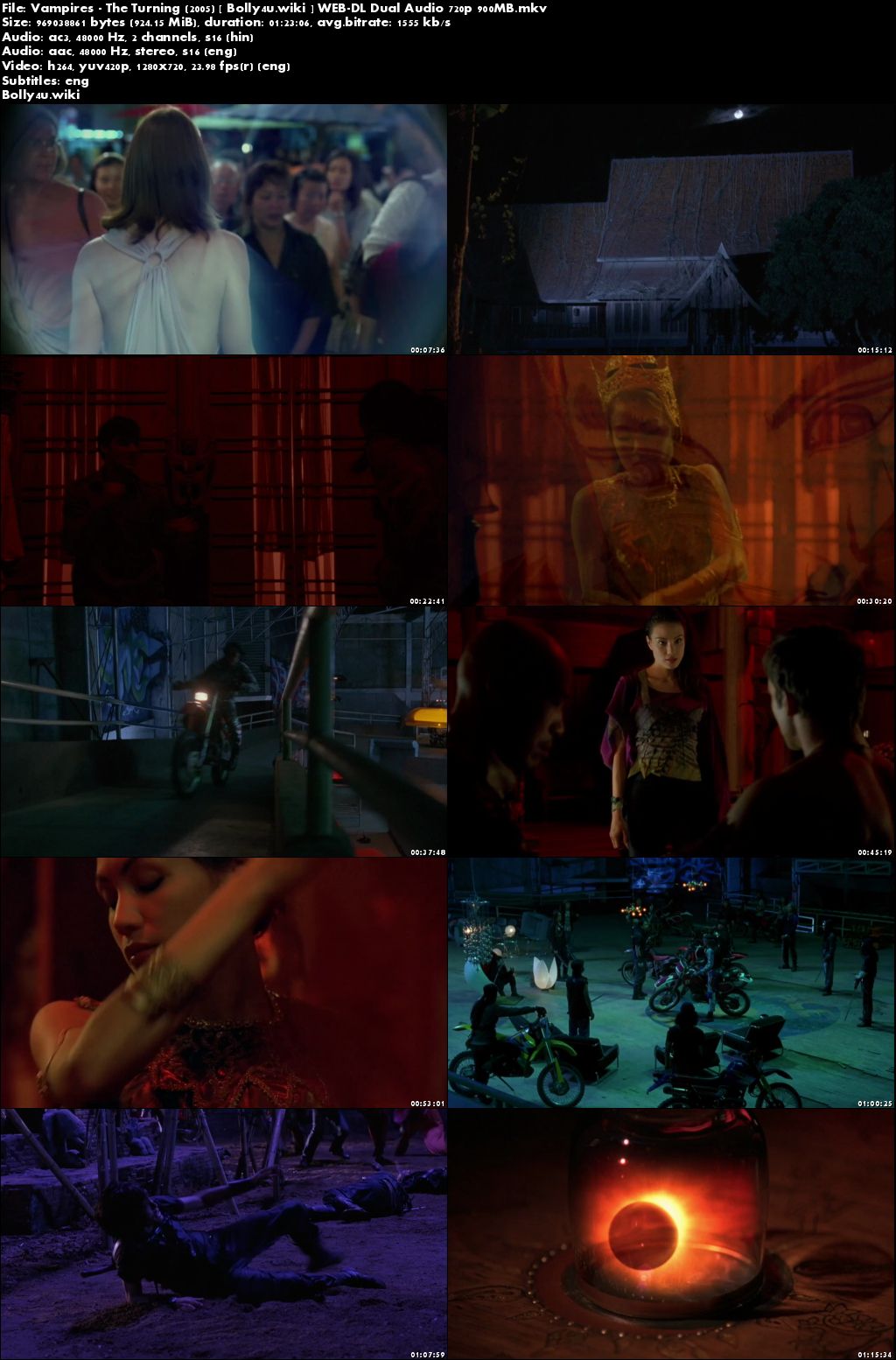 Vampires The Turning 2005 WEB-DL 300Mb Hindi Dual Audio 480p Download