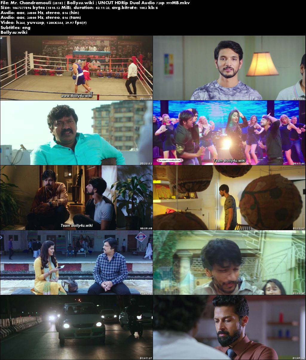 Mr Chandramouli 2018 HDRip 999MB UNCUT Hindi Dual Audio 720p Download