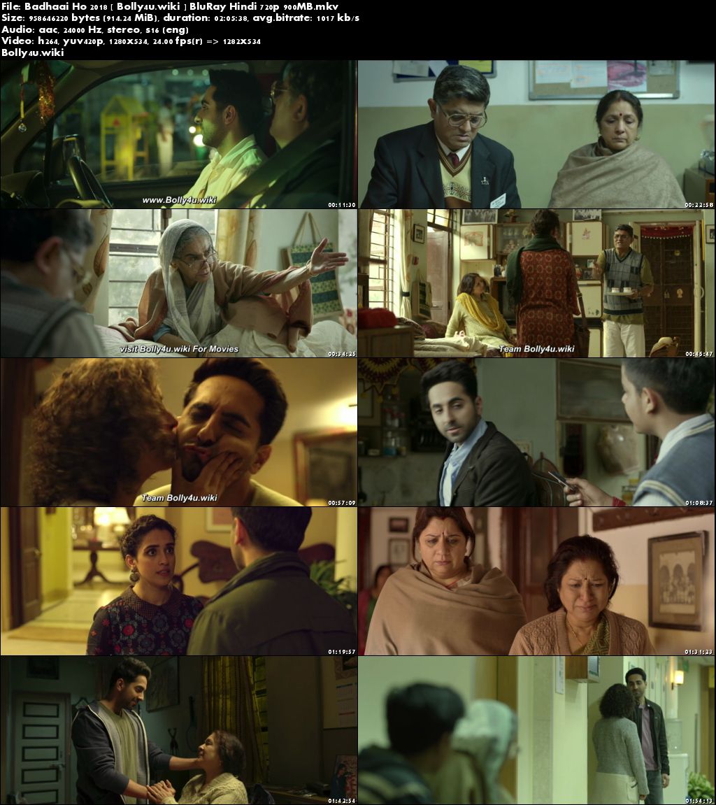 Badhaai Ho 2018 BluRay 900MB Full Hindi Movie Download 720p