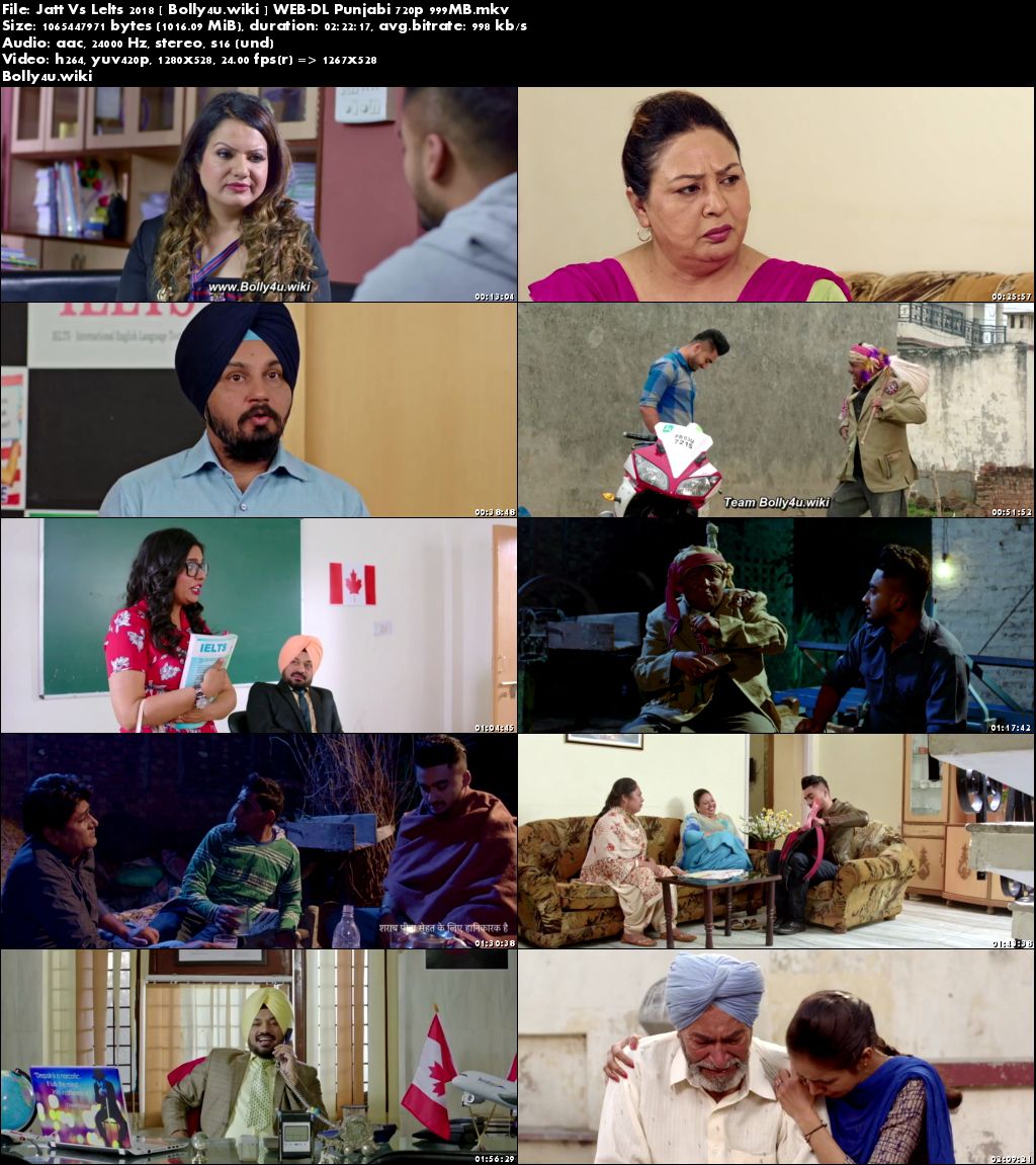 JATT vs IELTS 2018 WEB-DL 999MB Full Punjabi Movie Download 720p