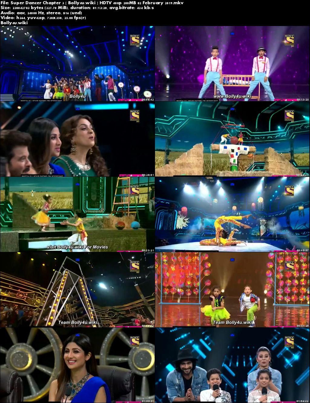 Super Dancer Chapter 3 HDTV 480p 200MB 02 February 2019 Download