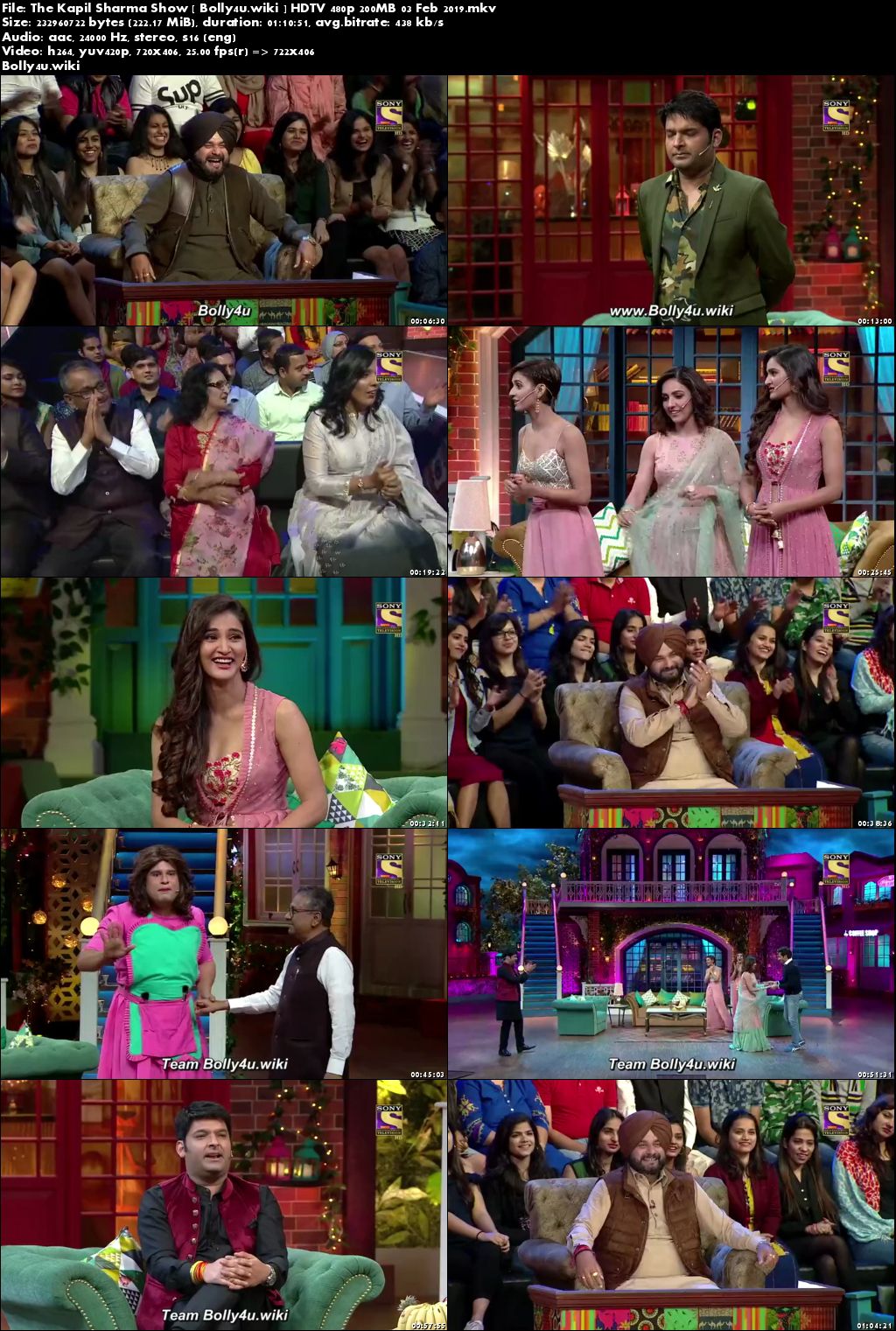 The Kapil Sharma Show HDTV 480p 200MB 03 Feb 2019 Download