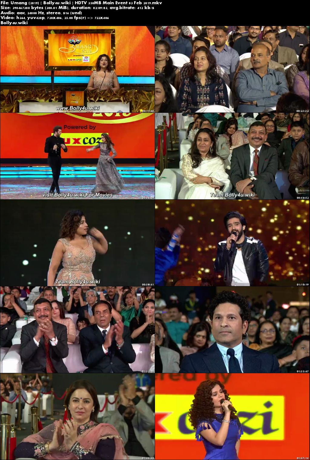 Umang 2019 HDTV 350MB Main Event 03 Feb 2019 Download