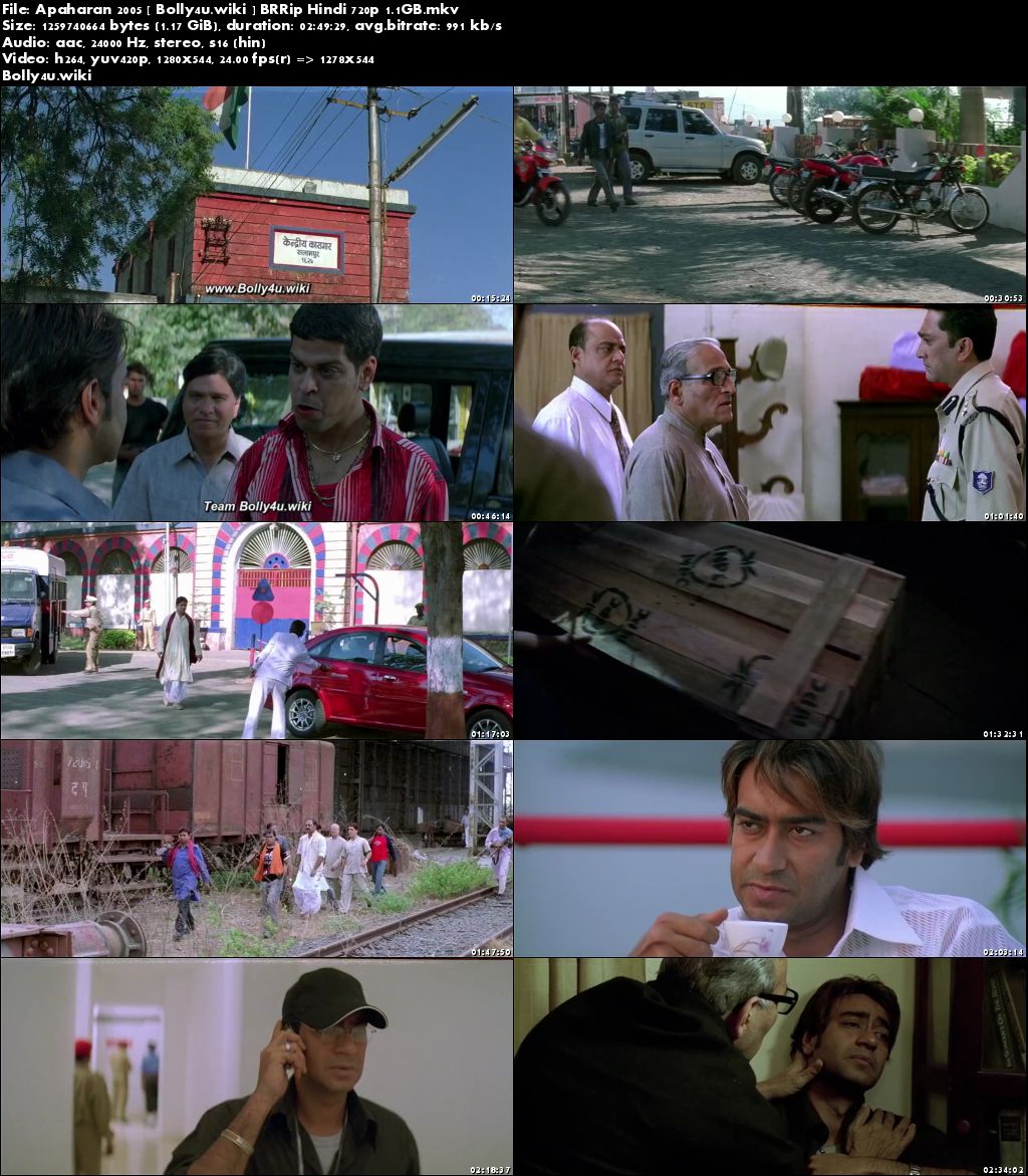 Apaharan 2005 BRRip 500MB Full Hindi Movie Download 480p