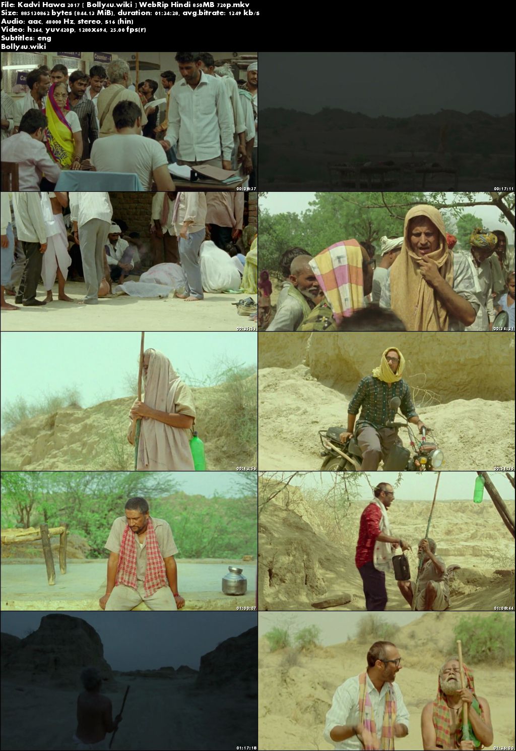 Kadvi Hawa 2017 WEBRip 850Mb Full Hindi Movie Download 720p