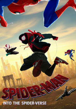 Spider-man Into The Spider-Verse 2018 HDRip 350MB Hindi Dual Audio 480p Watch Online Full Movie Download bolly4u