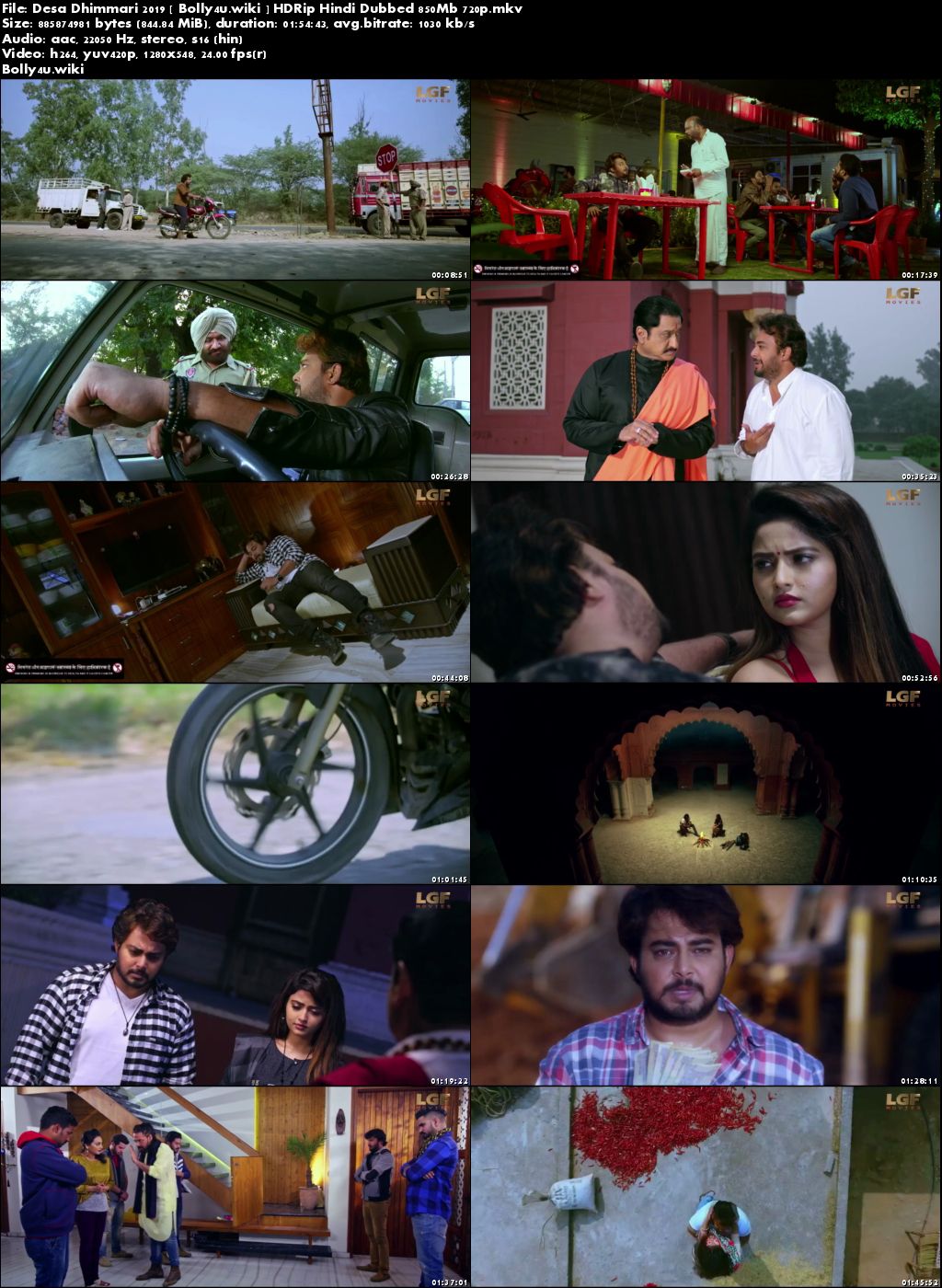 Desa Dhimmari 2019 HDRip 850Mb Hindi Dubbed 720p Download