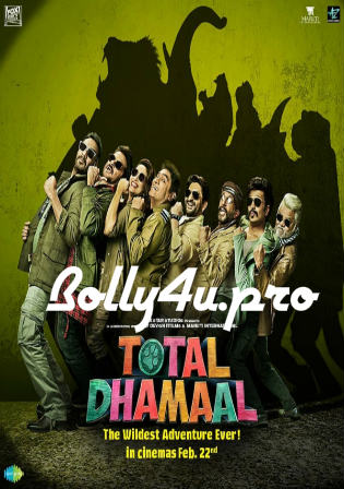 Total Dhamaal 2019 Pre DVDRip 700Mb Full Hindi Movie Download x264