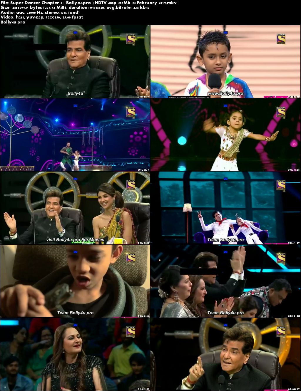 Super Dancer Chapter 3 HDTV 480p 200Mb 23 February 2019 Download