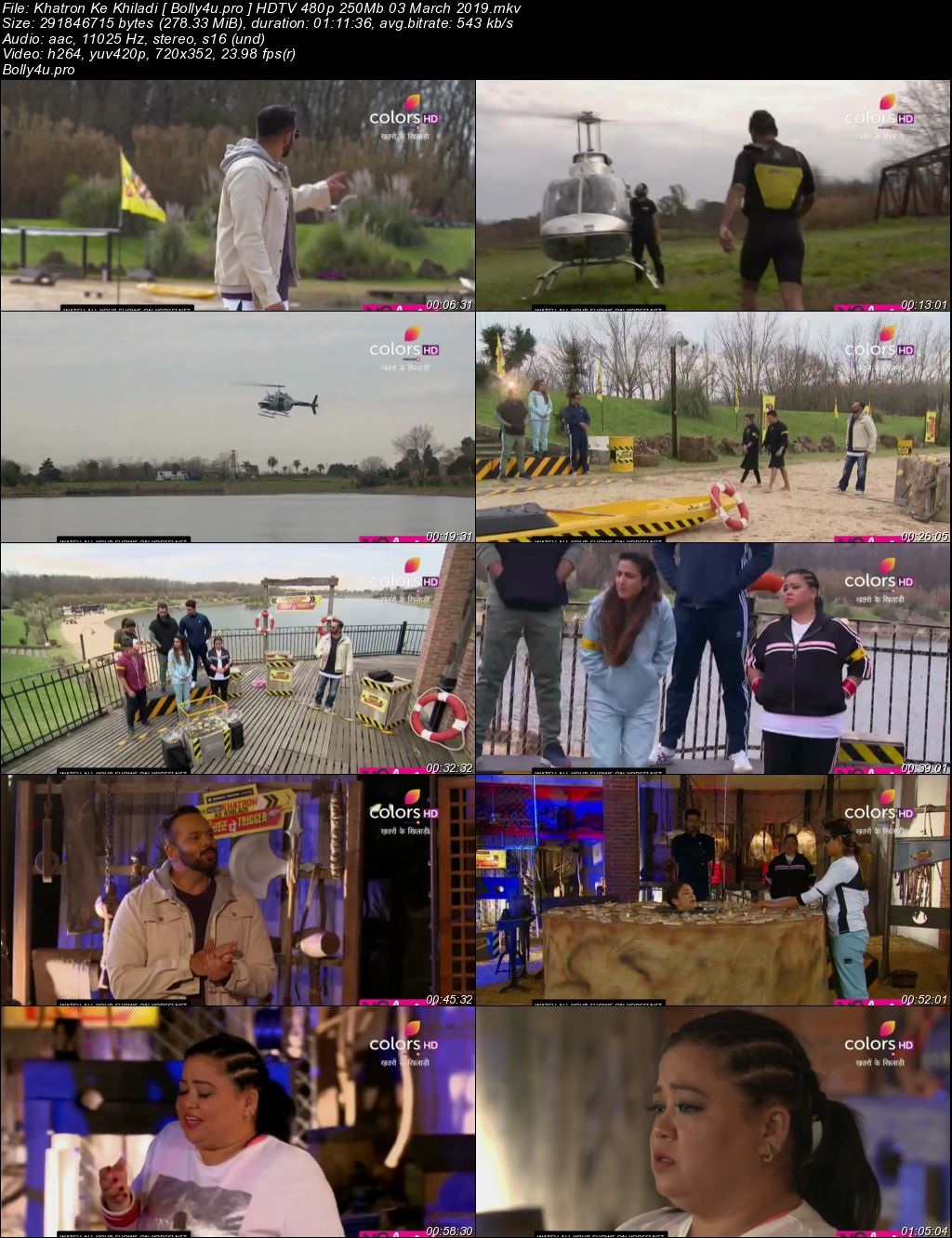 Khatron Ke Khiladi HDTV 480p 250Mb 03 March 2019 Download