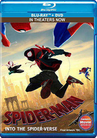 Spider-Man Into the Spider-Verse 2018 BRRip 350MB English 480p ESub