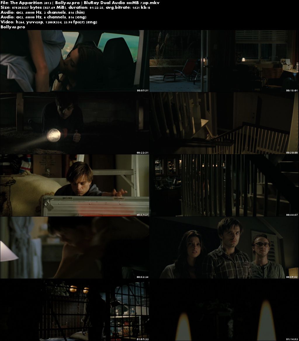 The Apparition 2012 BluRay 280Mb Hindi Dual Audio 480p Download