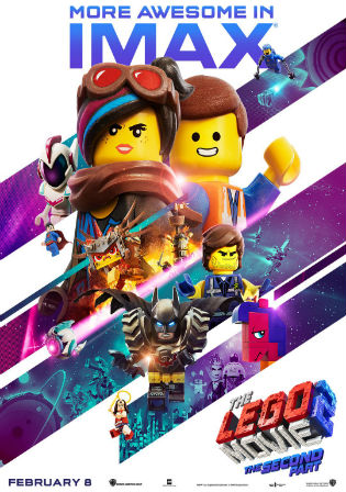The Lego Movie 2 The Second Part 2019 HDRip 850MB Hindi 720p Watch Online Free Download bolly4u