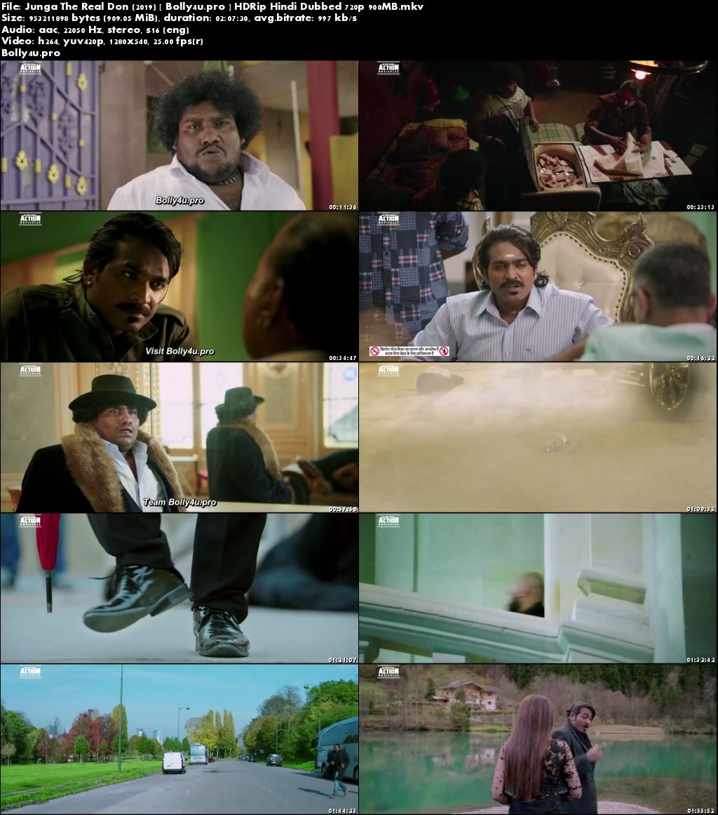 Junga The Real Don 2019 HDRip 350Mb Hindi Dubbed 480p Download