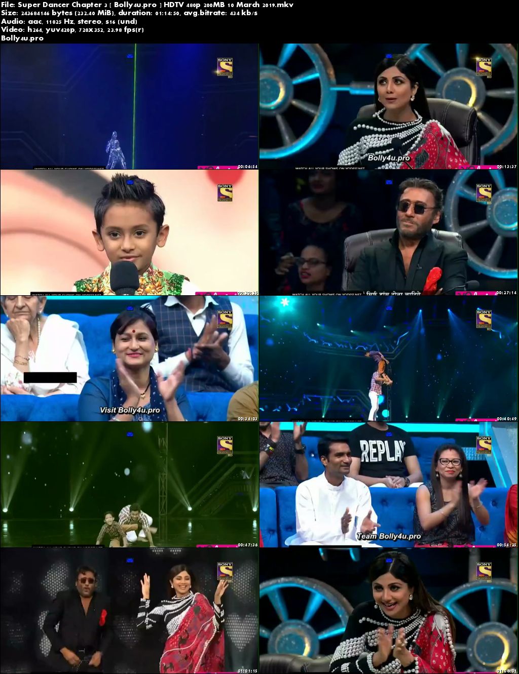 Super Dancer Chapter 3 HDTV 480p 200MB 10 March 2019 Download