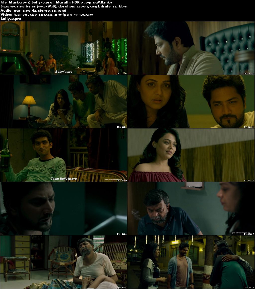 Maska 2018 HDRip 350Mb Marathi 480p Download