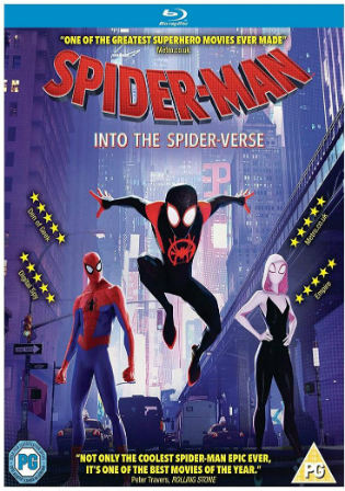 Spider-Man Into the Spider-Verse 2018 BRRip 400MB Hindi Dual Audio ORG 480p