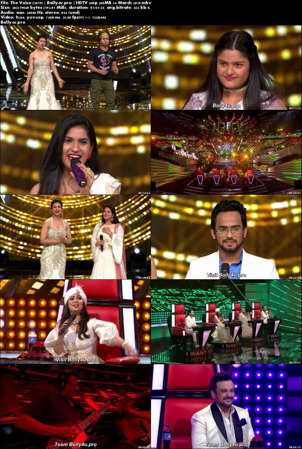 The Voice HDTV 480p 200MB 16 March 2019 Download