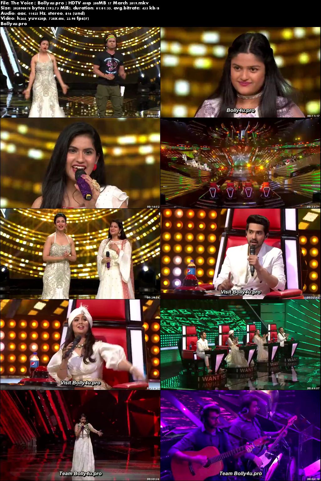 The Voice HDTV 480p 200MB 17 March 2019 Download