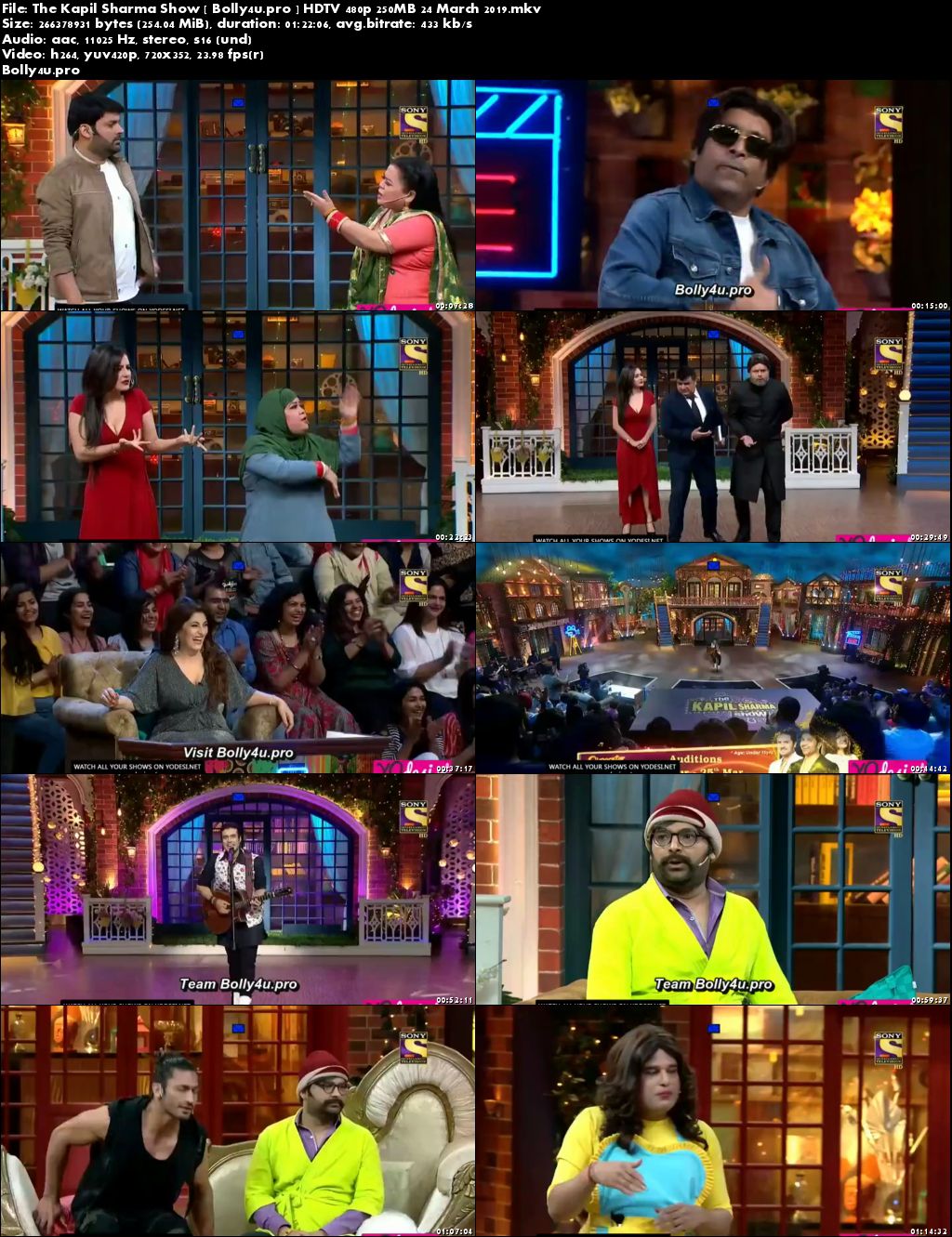 The Kapil Sharma Show HDTV 480p 250MB 24 March 2019 Download