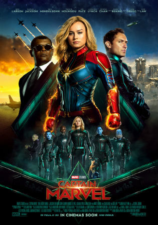 Captain Marvel 2019 HDTS 850MB Hindi Dual Audio 720p Watch Online Free Download bolly4u
