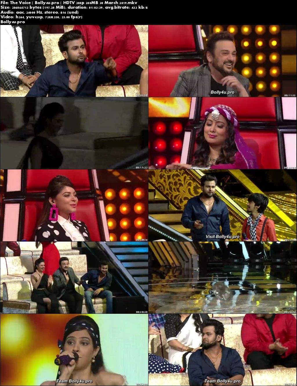 The Voice HDTV 280p 200MB 30 March 2019 Download