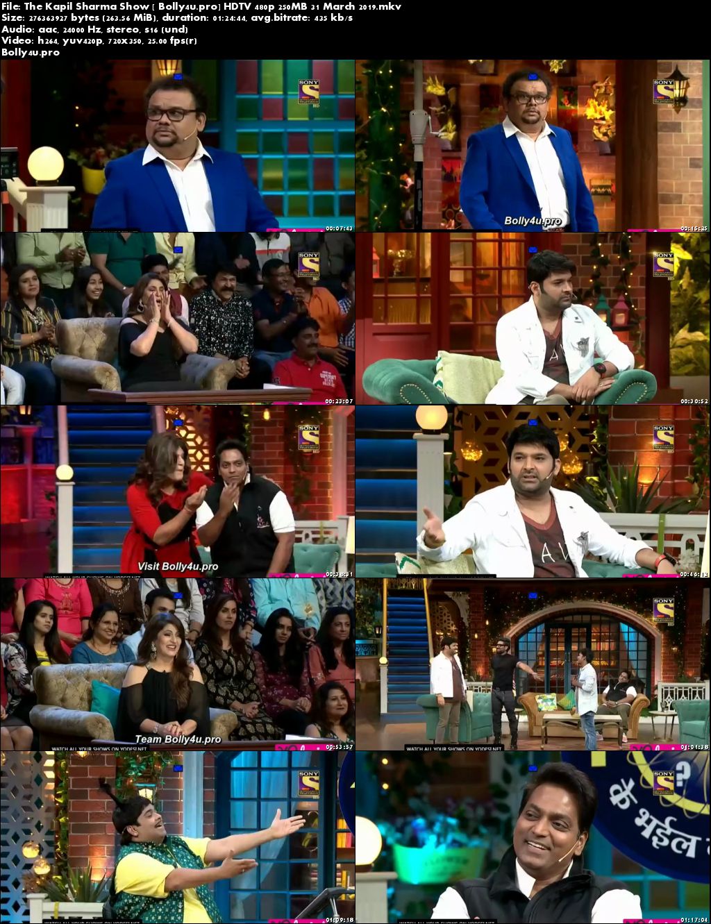 The Kapil Sharma Show HDTV 480p 250MB 31 March 2019 Download