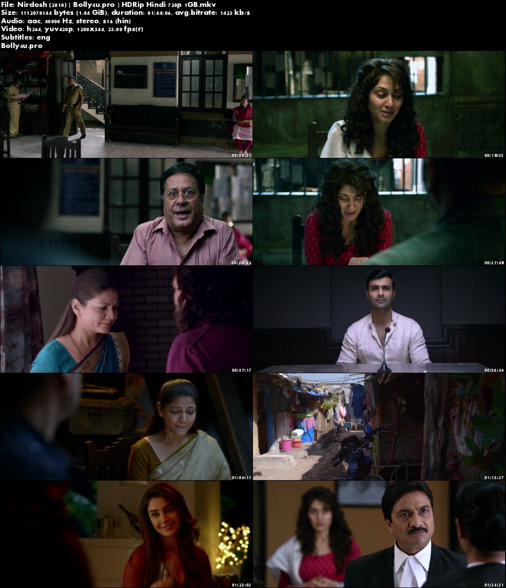 Nirdosh 2018 HDRip 300MB Full Hindi Movie Download 480p ESub