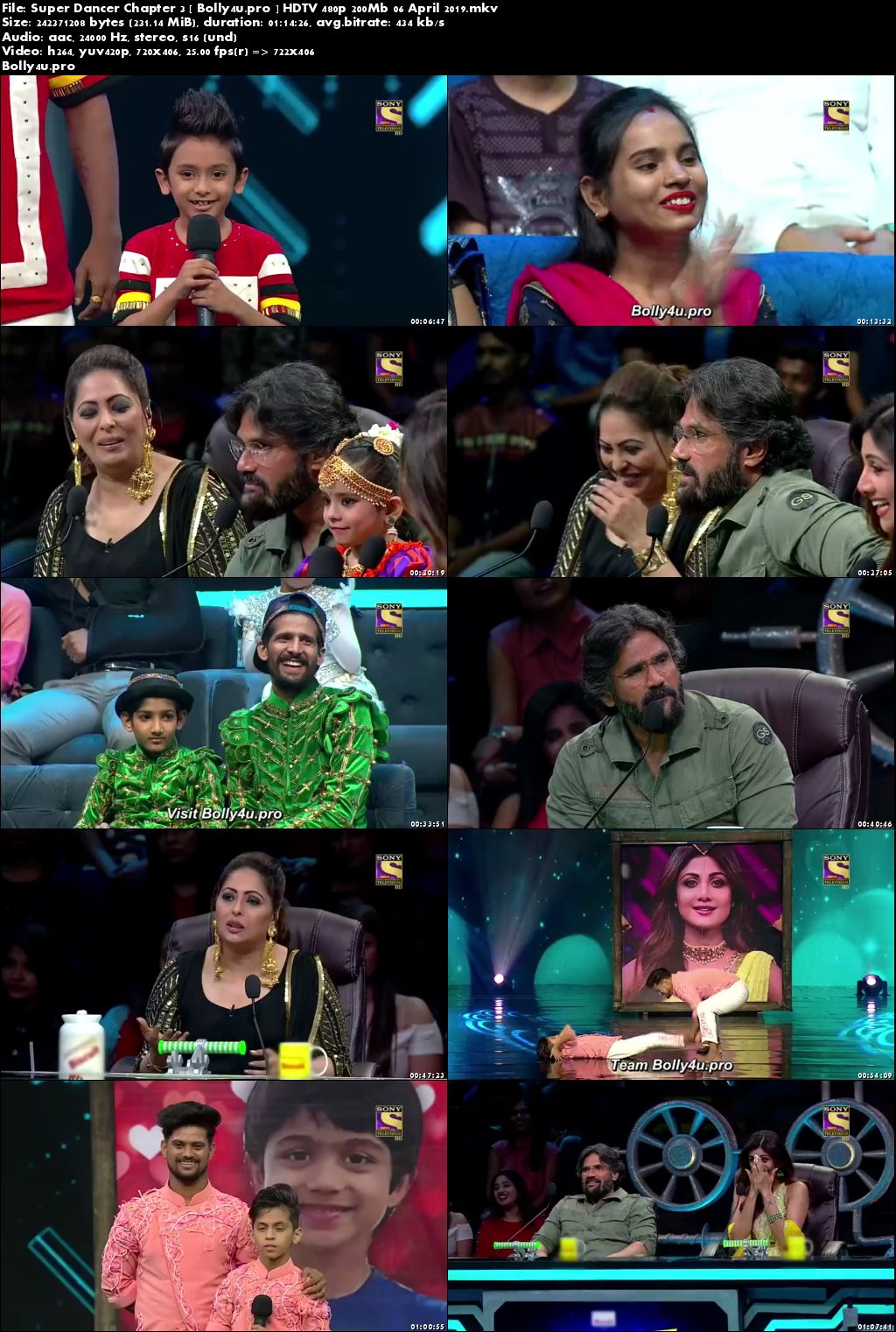 Super Dancer Chapter 3 HDTV 480p 200Mb 06 April 2019 Download