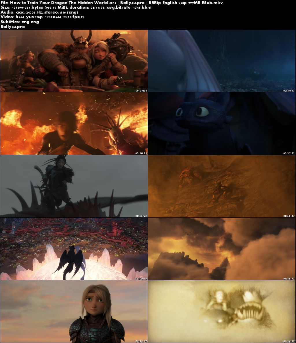 How to Train Your Dragon 2 2019 BRRip 300MB English 480p ESub Download