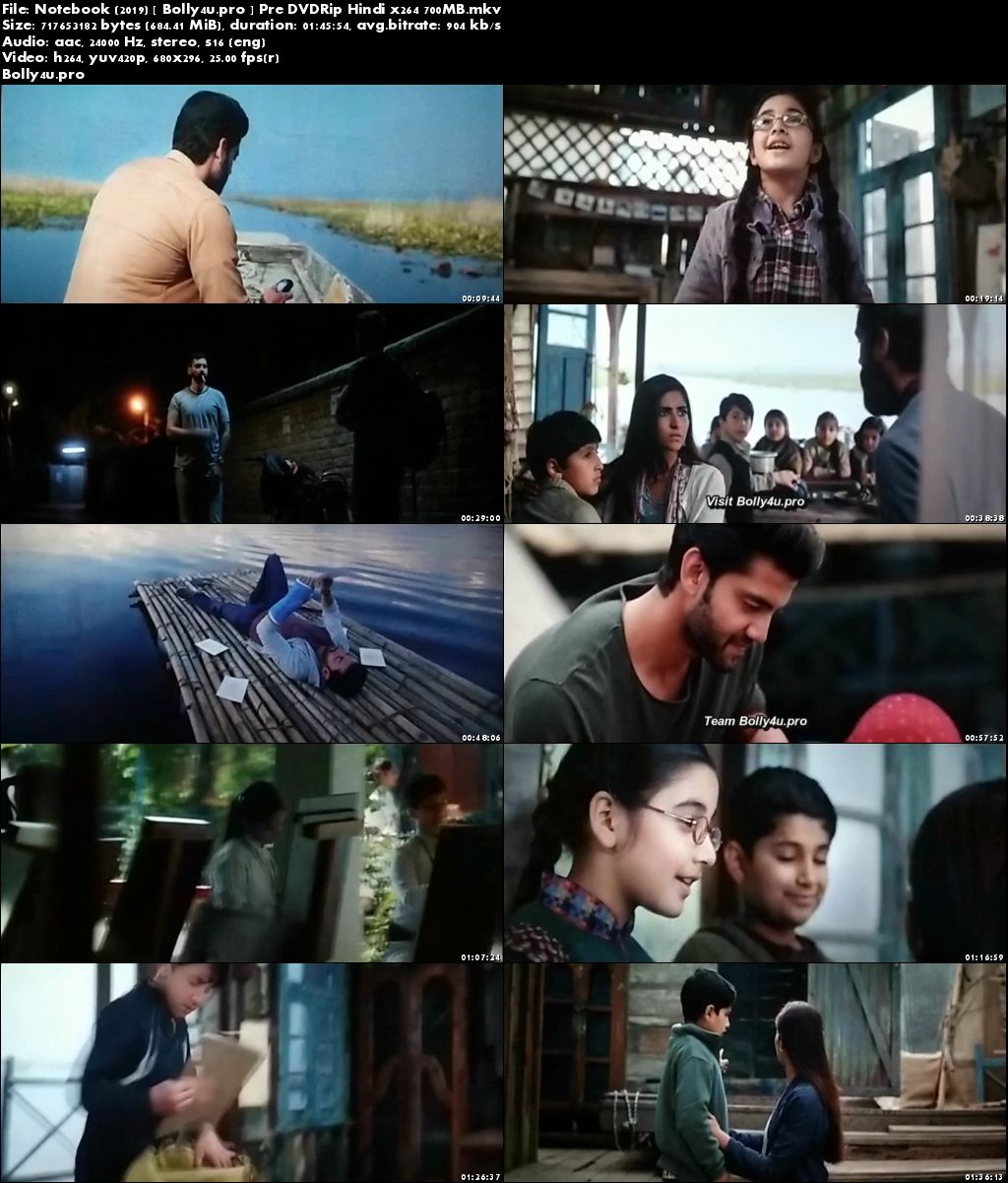 Notebook 2019 Pre DVDRip 300Mb Full Hindi Movie Download x264