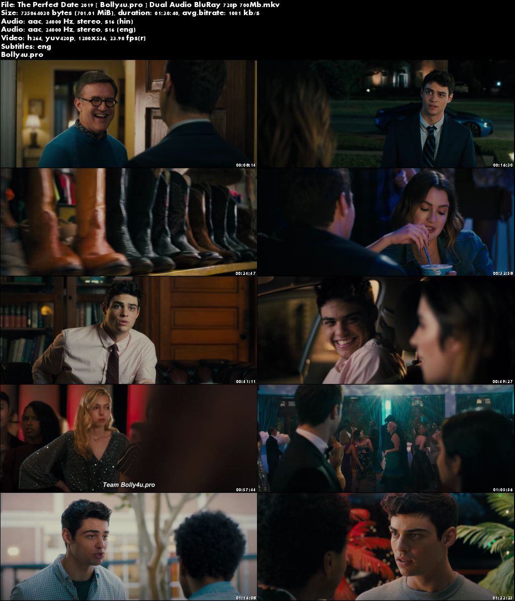 The Perfect Date 2019 BluRay 700Mb Hindi Dual Audio 720p ESub Download