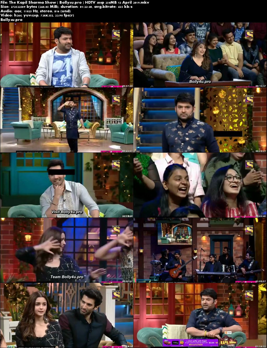 The Kapil Sharma Show HDTV 480p 250MB 13 April 2019 Download