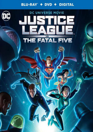 Justice League vs The Fatal Five 2019 BRRip 250MB English 480p ESub