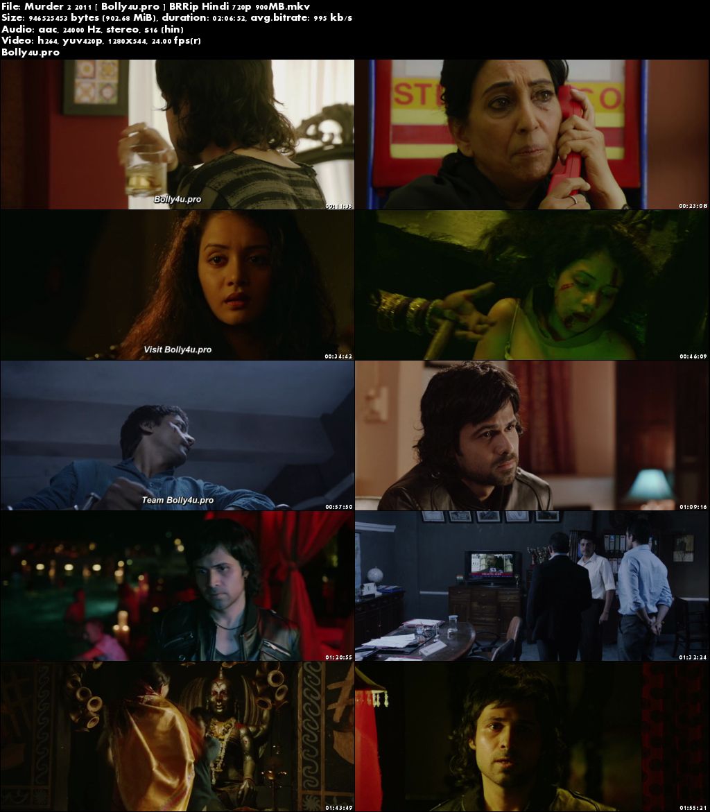Murder 2 2011 BRRip 350MB Full Hindi Movie Download 480p