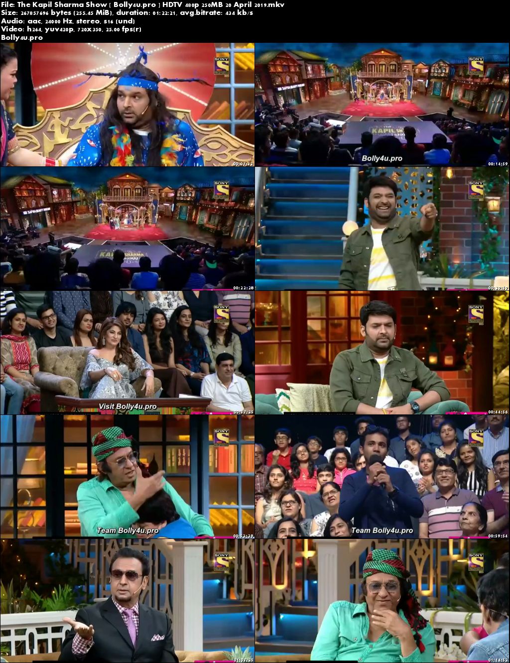 The Kapil Sharma Show HDTV 480p 250MB 20 April 2019 Download