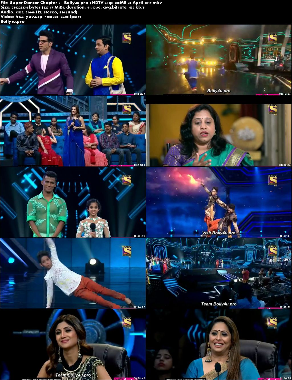 Super Dancer Chapter 3 HDTV 480p 200MB 21 April 2019 Download