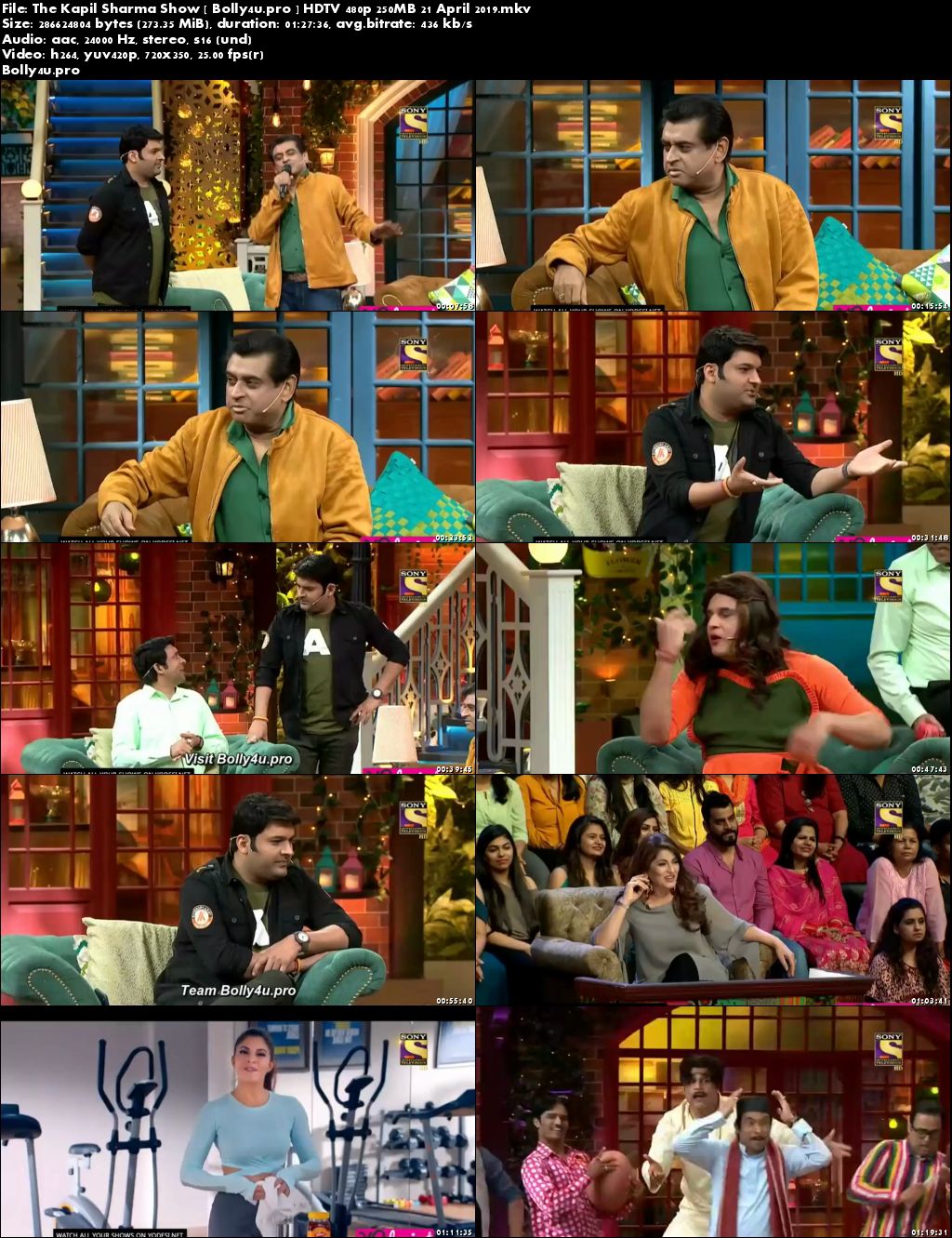 The Kapil Sharma Show HDTV 480p 250MB 21 April 2019 Download