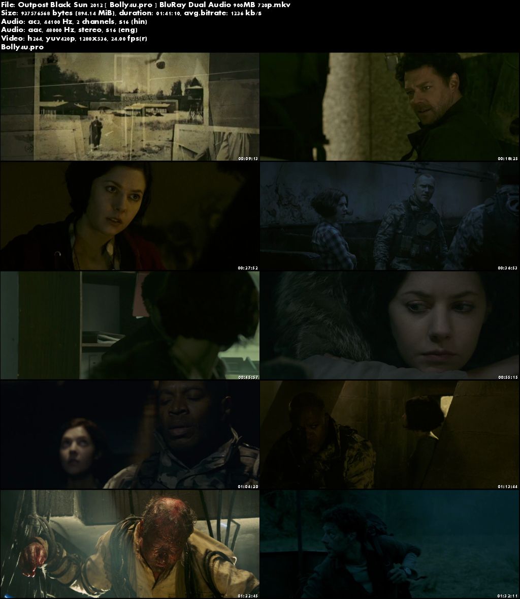 Outpost Black Sun 2012 BluRay 900Mb Hindi Dual Audio 720p Download