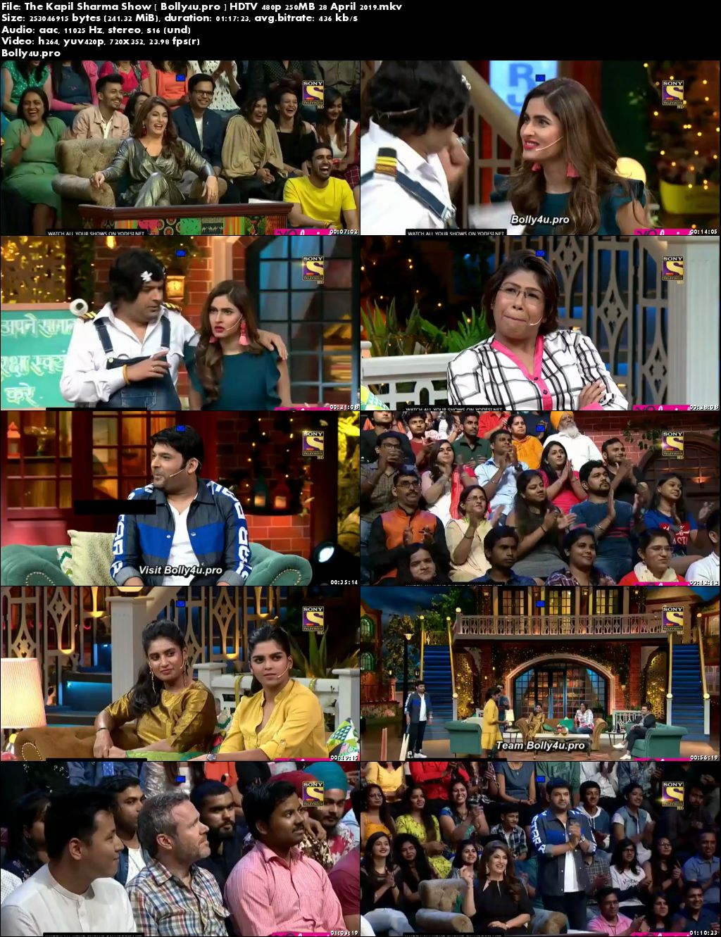 The Kapil Sharma Show HDTV 480p 250MB 28 April 2019 Download