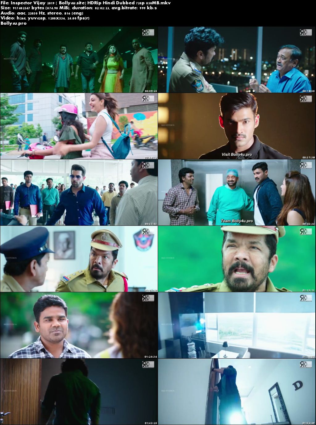 Inspector Vijay 2019 HDRip 350MB Hindi Dubbed 480p Download