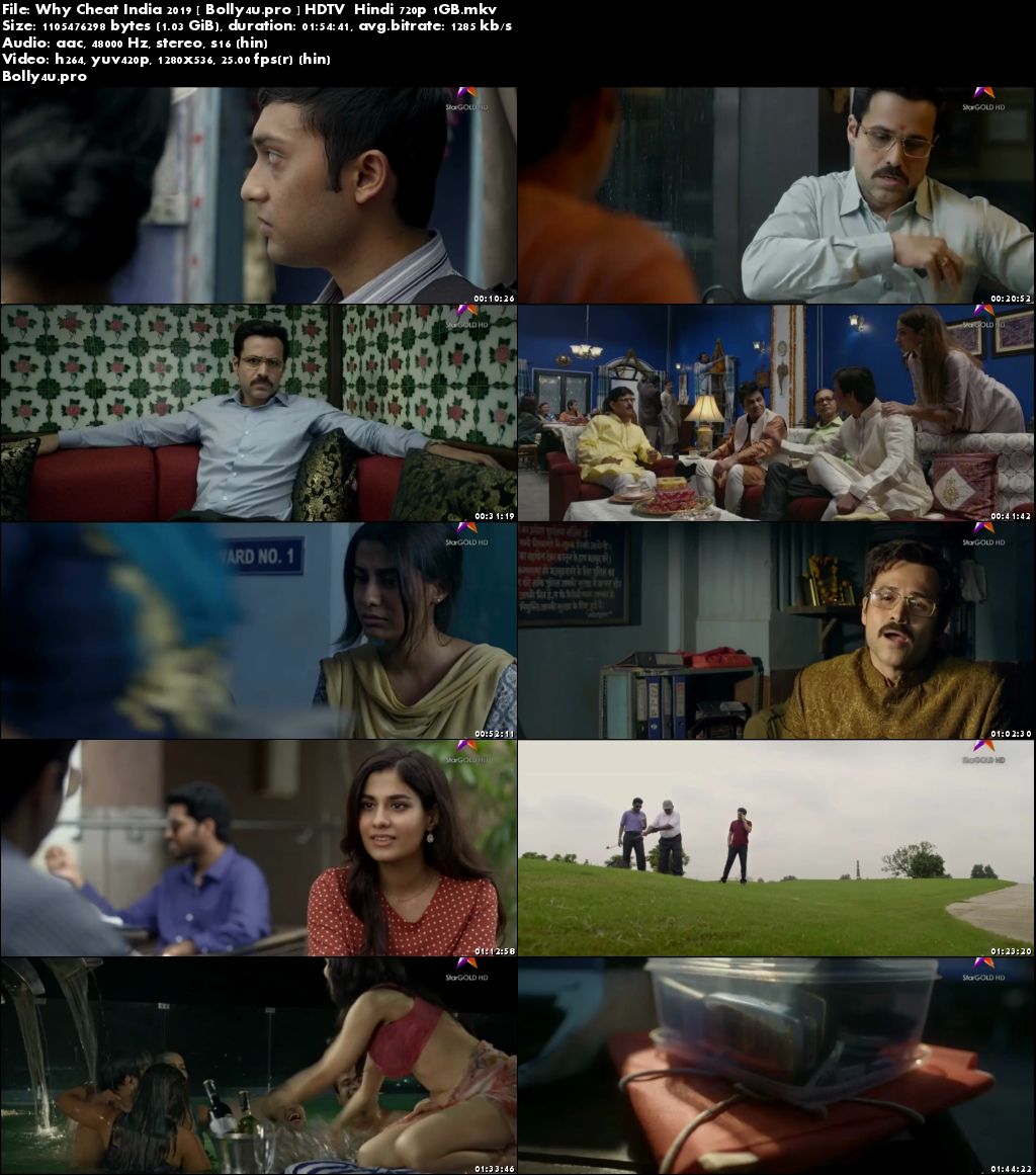 Why Cheat India 2019 HDTV 350MB Hindi 480p Download
