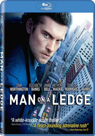 Man on a Ledge 2012 BluRay 350MB Hindi Dual Audio 480p