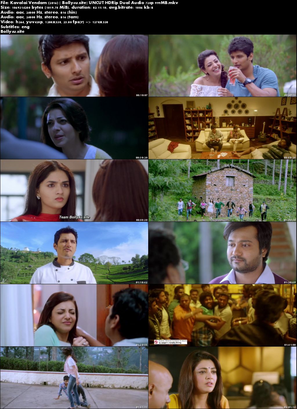 Kavalai Vendam 2016 HDRip 400MB Hindi Dual Audio 480p Download