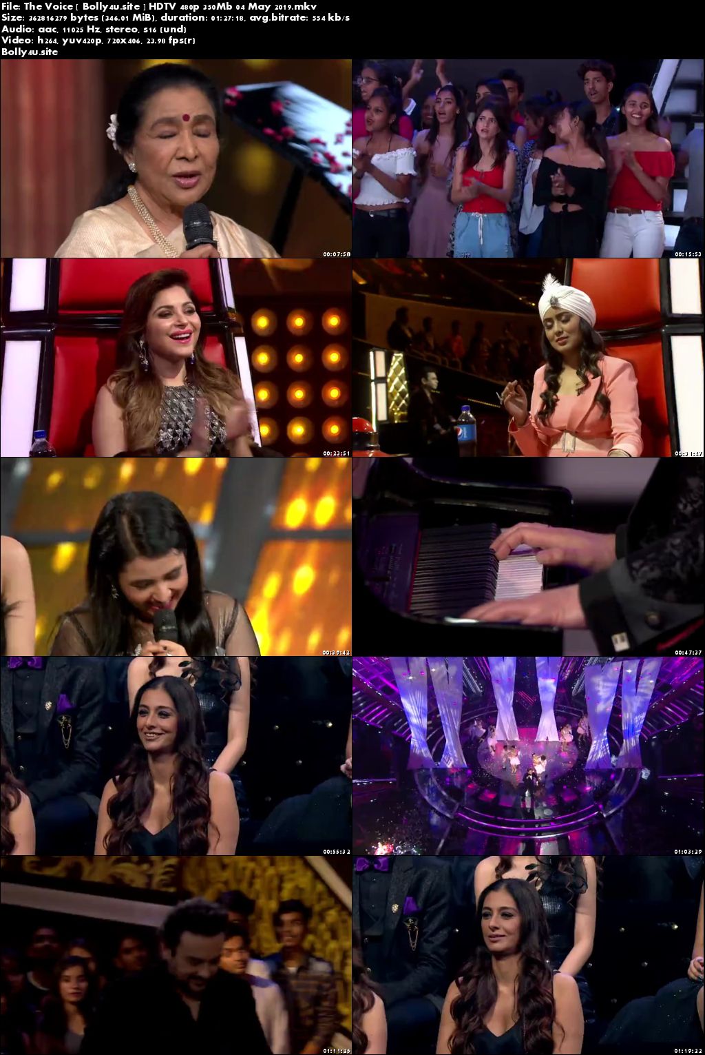 The Voice HDTV 480p 350Mb 04 May 2019 Download