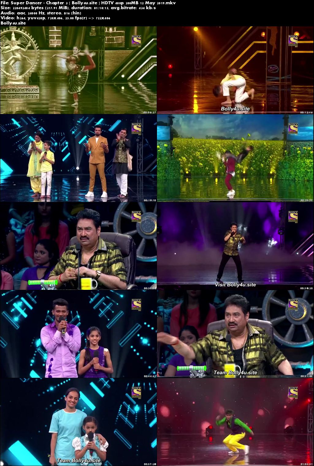 Super Dancer Chapter 3 HDTV 480p 200MB 12 May 2019 Download