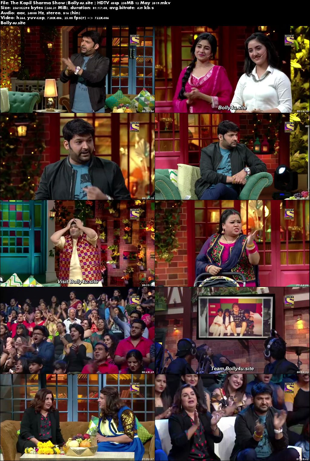 The Kapil Sharma Show HDTV 480p 250MB 12 May 2019 Download