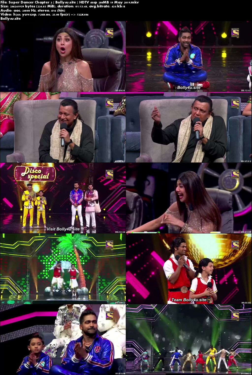 Super Dancer Chapter 3 HDTV 480p 200MB 19 May 2019 Download