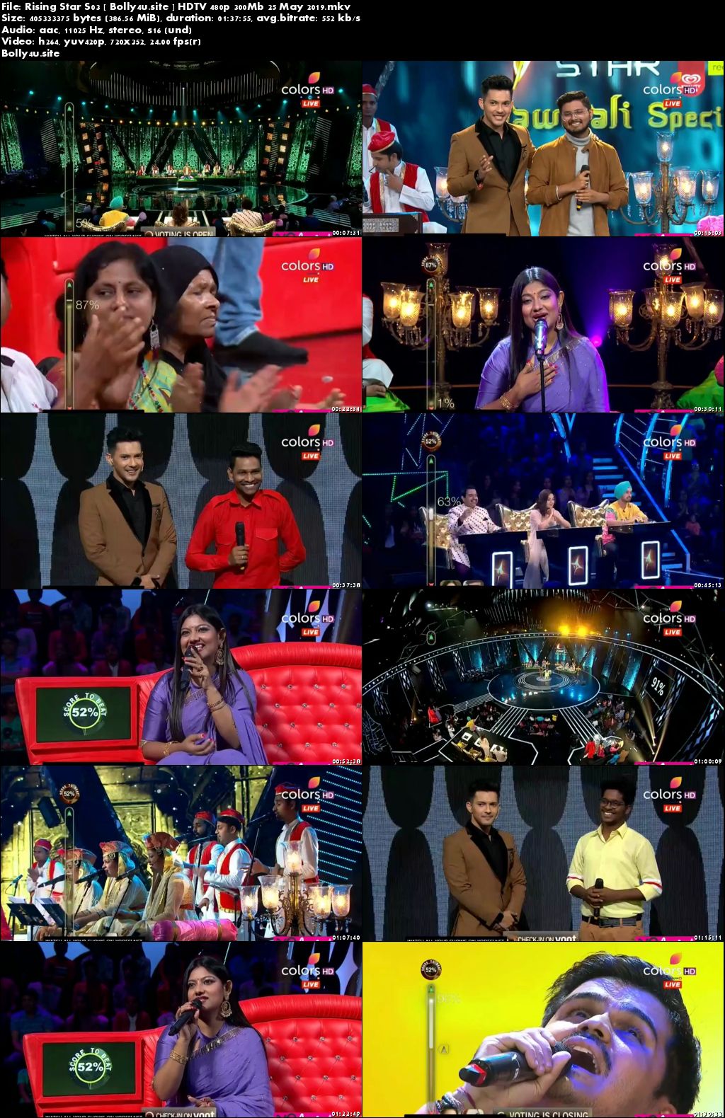 Rising Star S03 HDTV 480p 300Mb 25 May 2019 Download